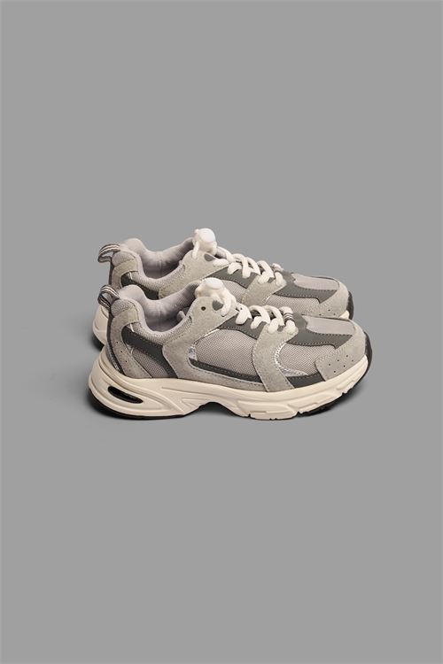 SNEAKERS GRIGIO E ARGENTO